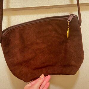 Etra brown suede vintage purse